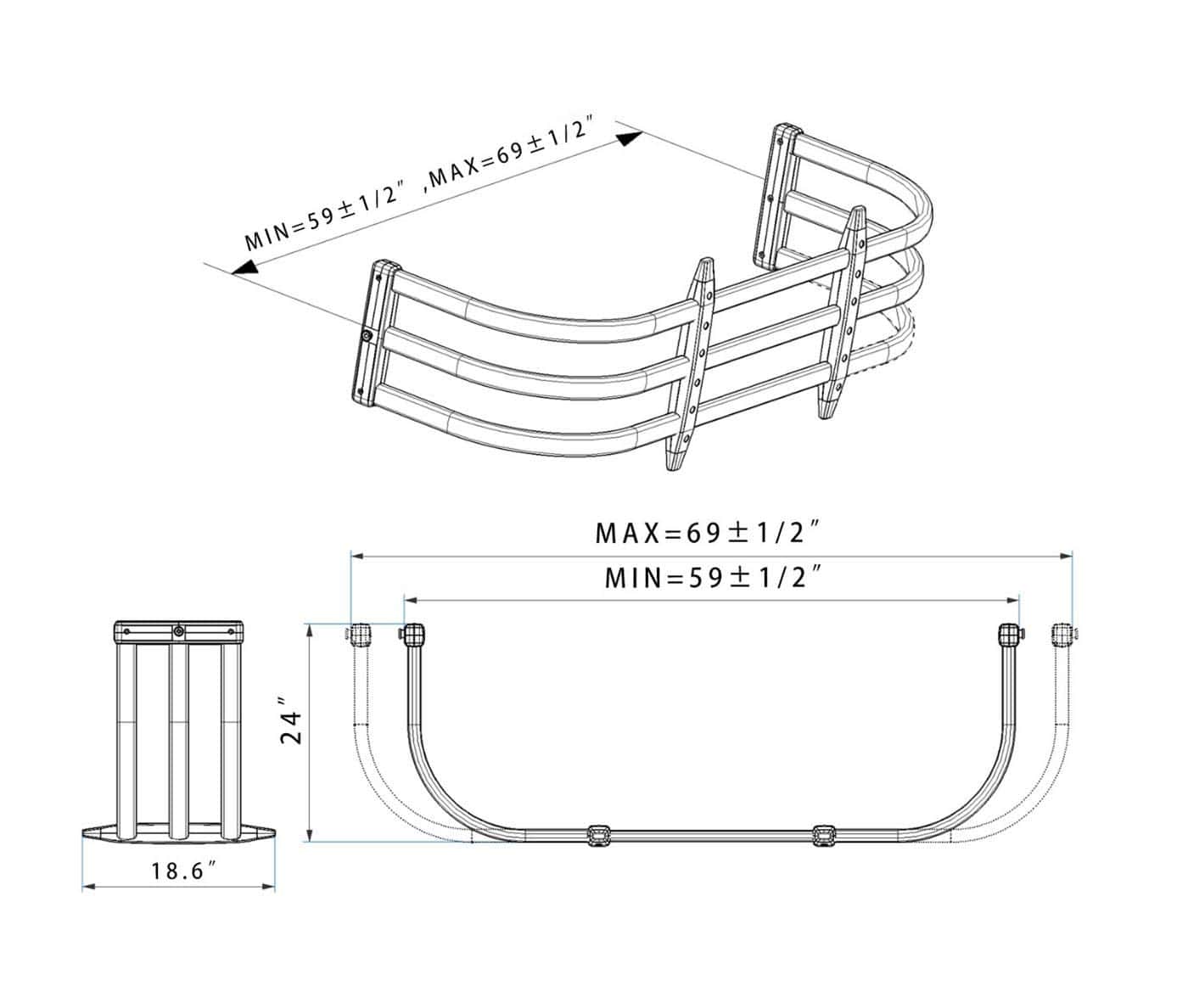 Extensor de cama de camioneta X-Alter para camionetas Ford, - Imagen 4