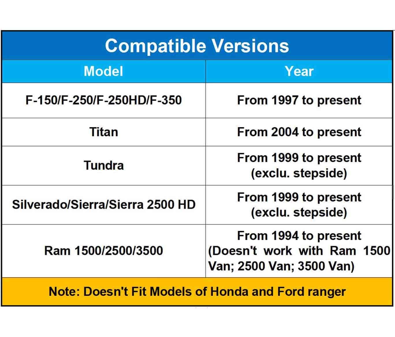 Extensor de cama de camioneta X-Alter para camionetas Ford, - Imagen 3
