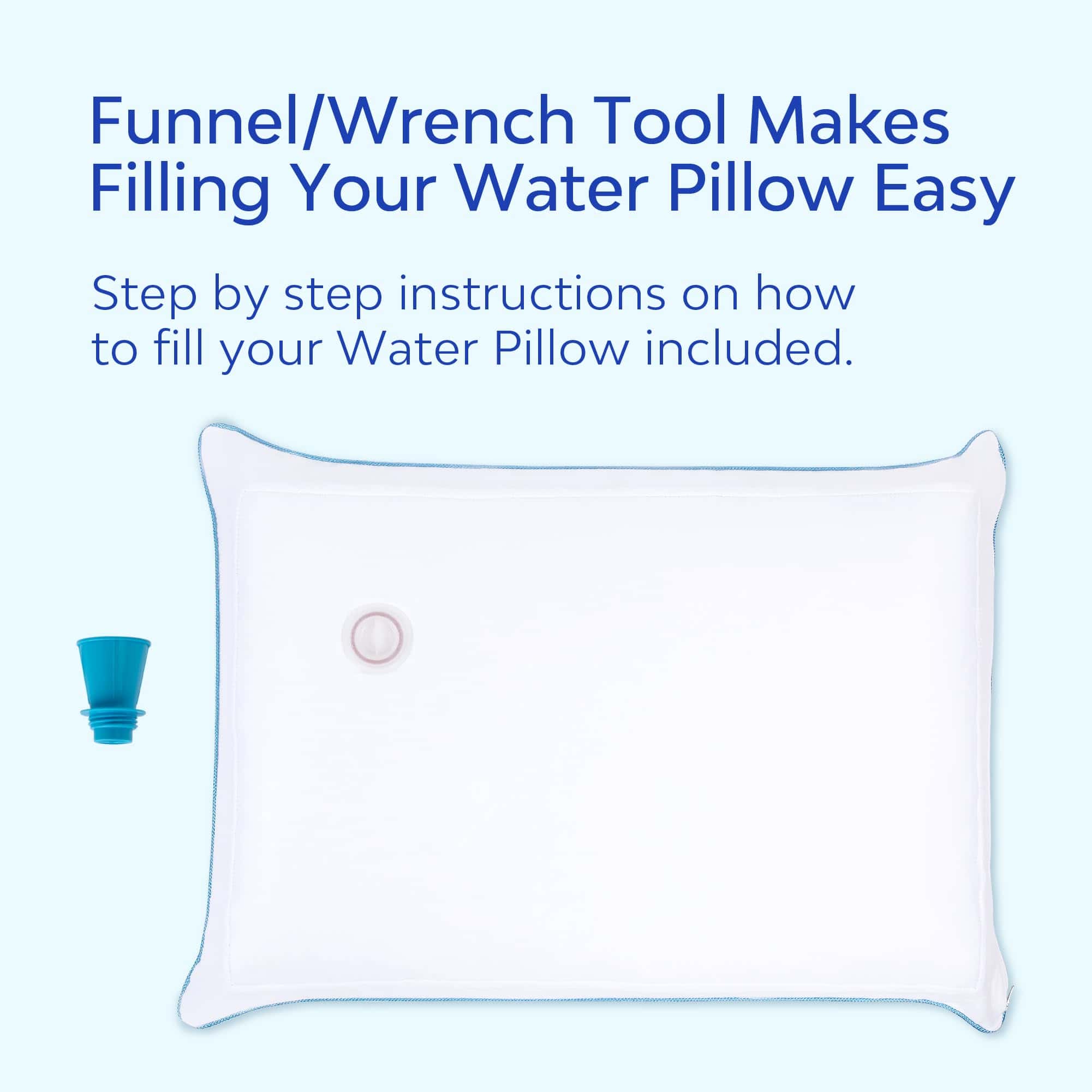 Almohada de Agua Mediflow - Colección Elite, -Blanco - Imagen 6