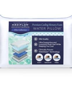 Almohada de Agua Mediflow - Colección Elite, -Blanco