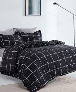 SLEEP ZONE Juego de Funda Nórdica Queen con Cierre de