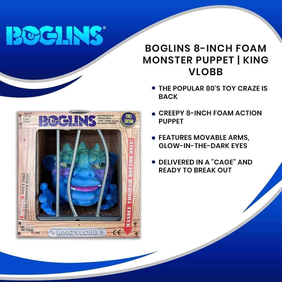 Boglins King Vlobb - Figura coleccionable de 8" Triaction - Imagen 8