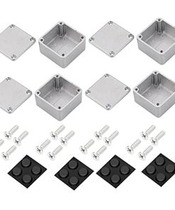 DaierTek 4pcs 1590LB Caja de Efectos de Guitarra Pedal de