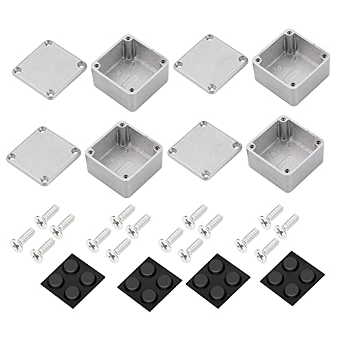 DaierTek 4pcs 1590LB Caja de Efectos de Guitarra Pedal de