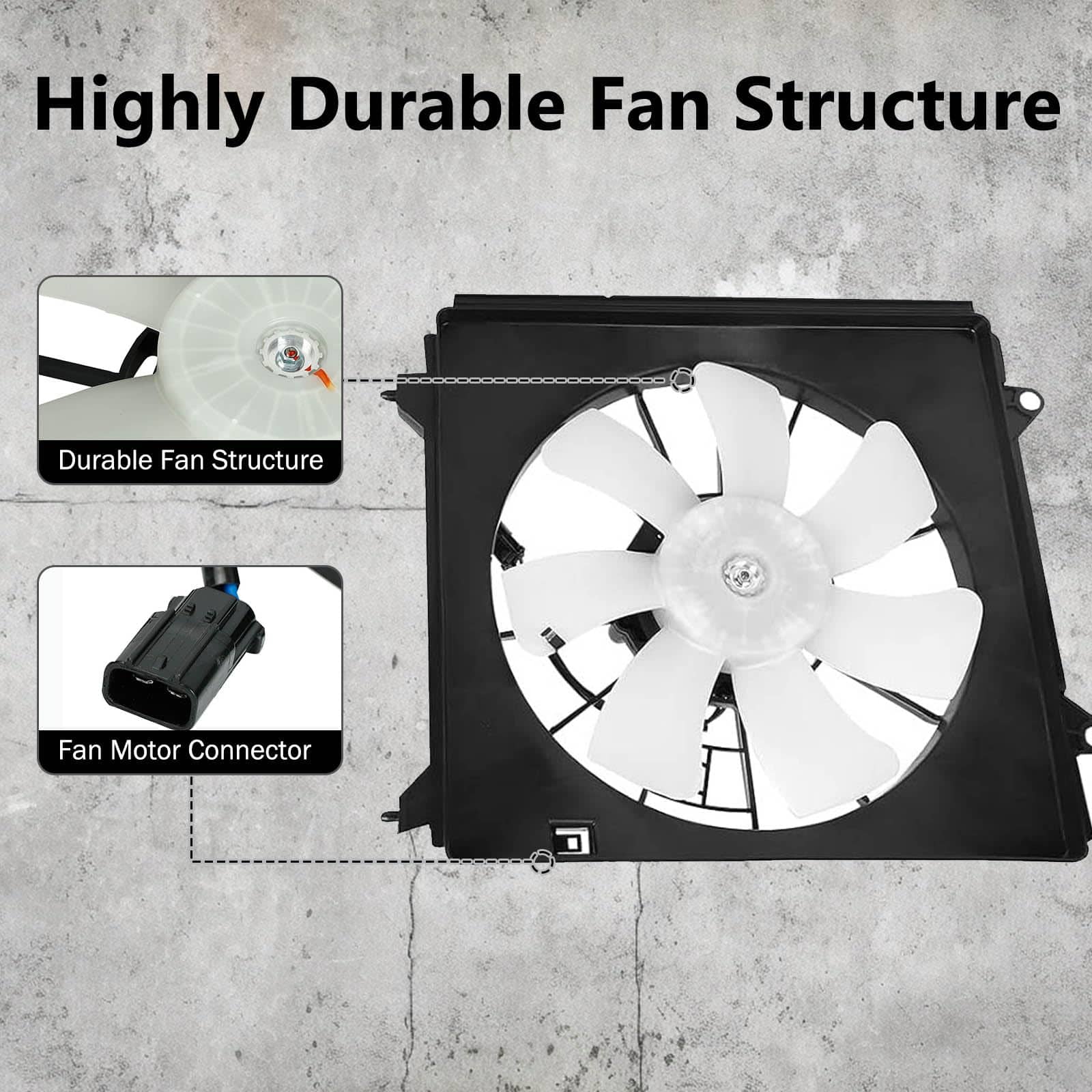 Juego de 2 Ventiladores de Radiador Izquierdo y Derecho con - Imagen 5