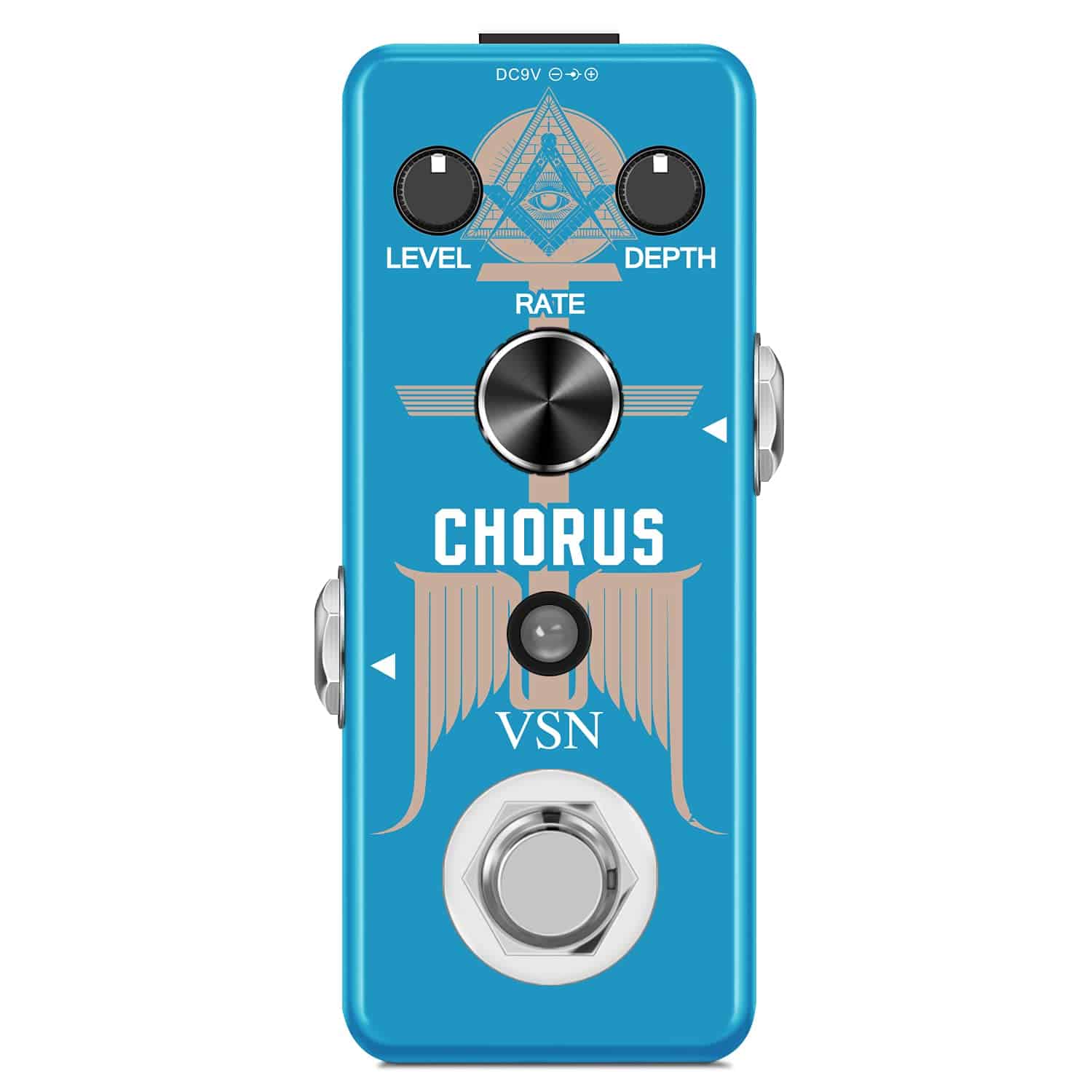 Pedal de coro VSN para guitarra, efecto analógico de coro