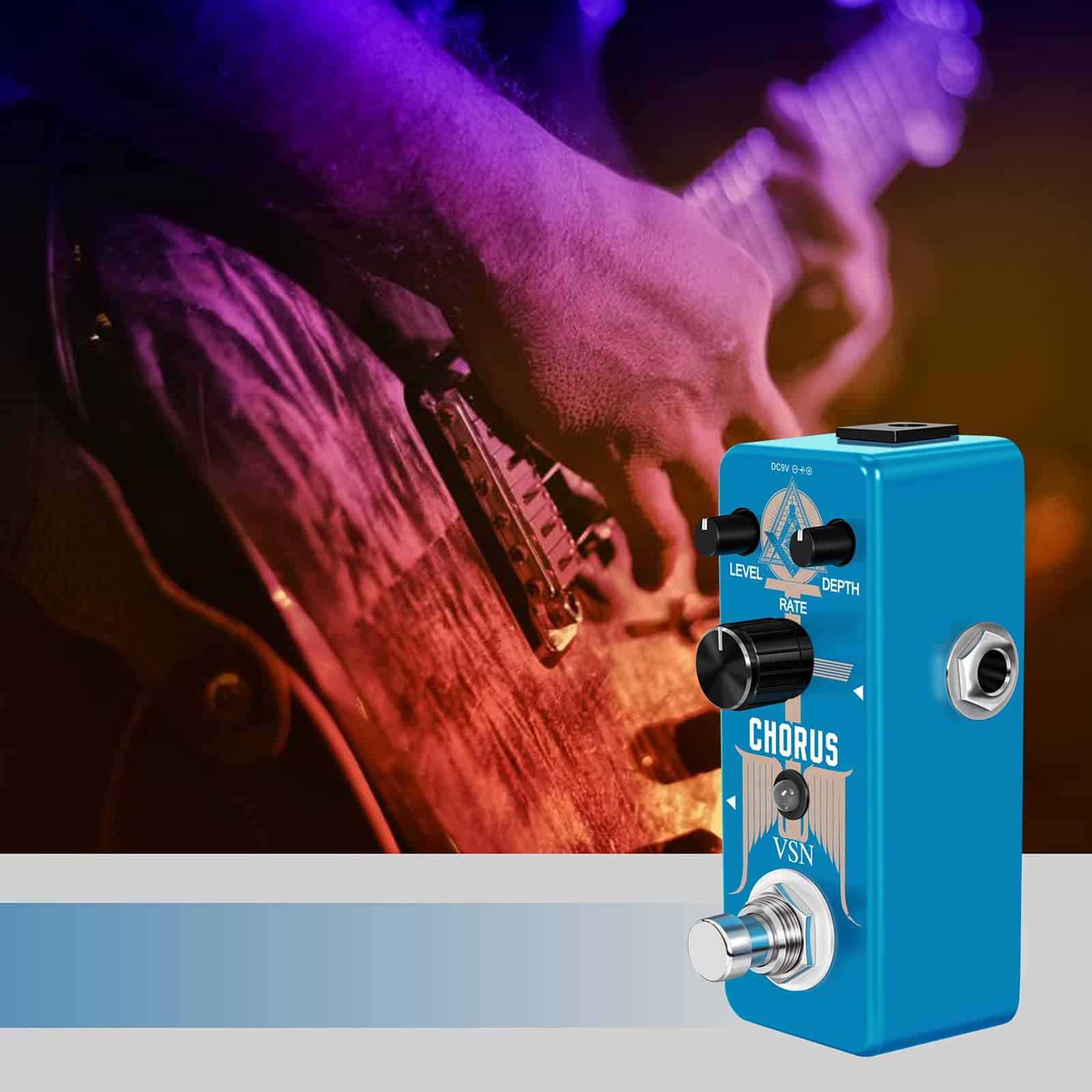 Pedal de coro VSN para guitarra, efecto analógico de coro - Imagen 6