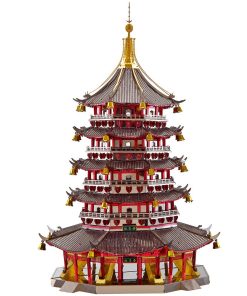 Rompecabezas Metálico 3D - Leifeng Pagoda Kit de Modelo de