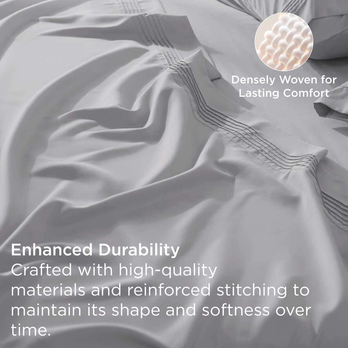 Juego de sábanas King de Bolsillo Profundo Bedsure - Ajuste - Imagen 7