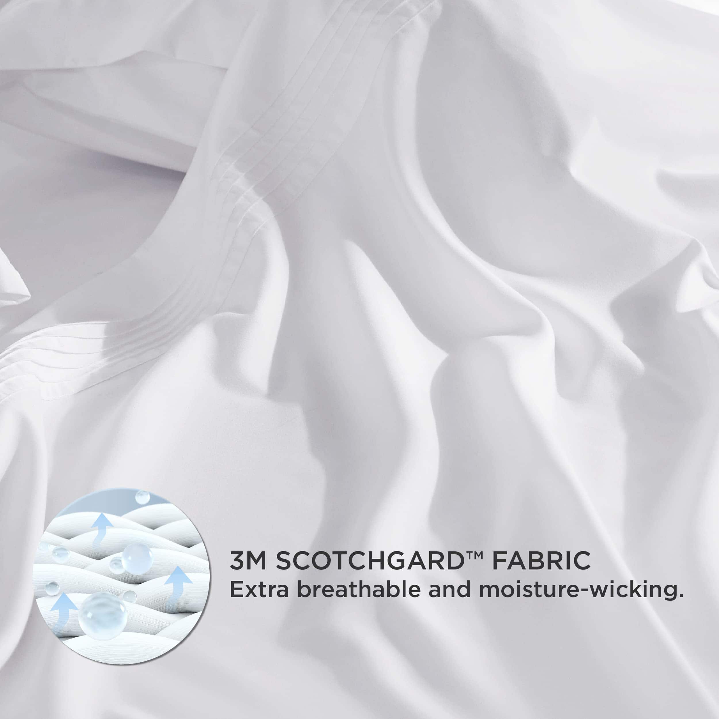 Juego de sábanas ajustables King Bedsure Deep Pocket - Para - Imagen 4