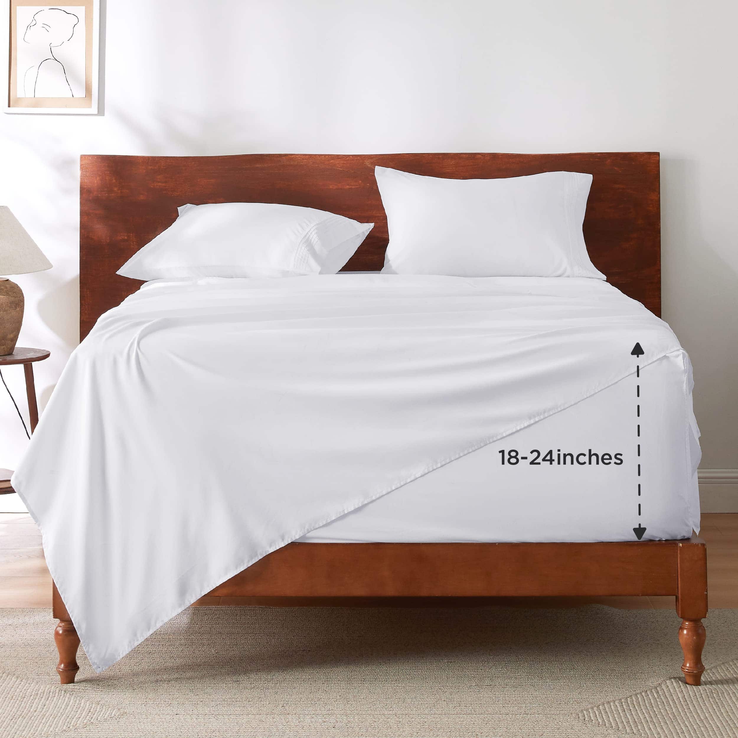 Juego de sábanas extra largas Twin XL Bedsure para - Imagen 9