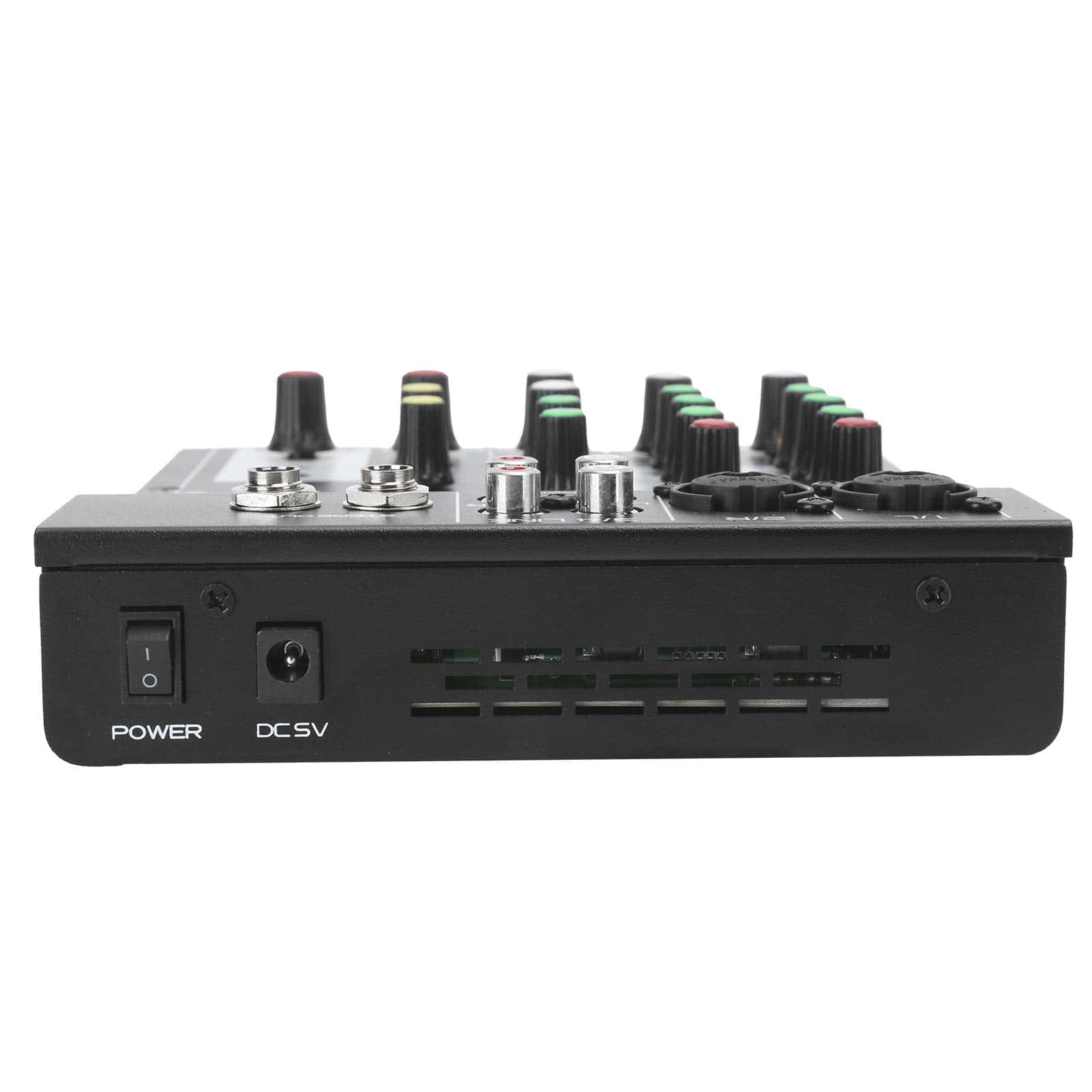 Mixer de Audio Portátil, Consola de Mezcla BT de 4 Canales - Imagen 9