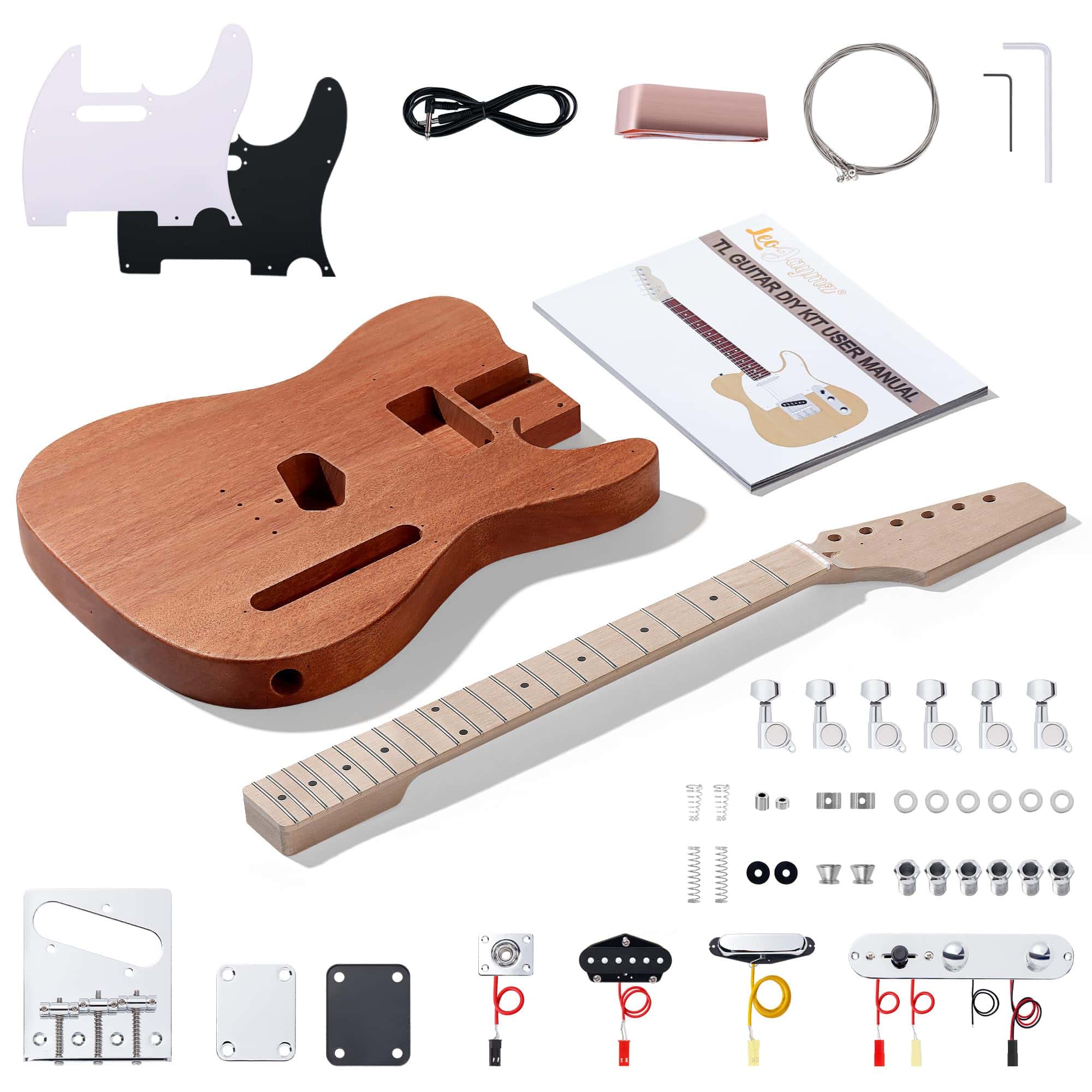 Kit de Guitarra Eléctrica DIY Leo Jaymz estilo TL con