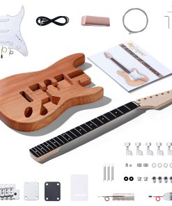 Leo Jaymz Kits de Guitarra Eléctrica Estilo ST con Cuerpo