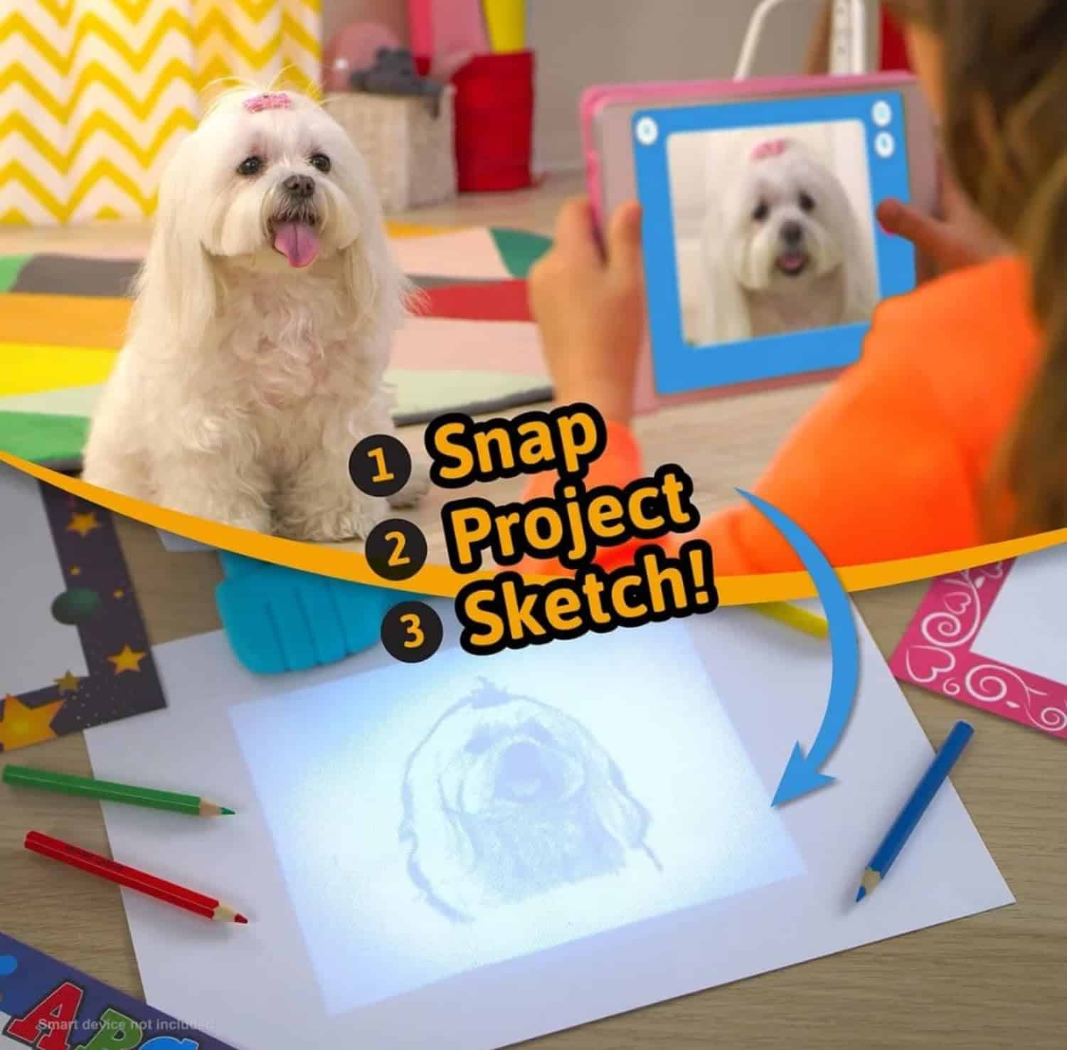 smART Sketcher 2.0, Proyector de Dibujo para Niños, - Imagen 3