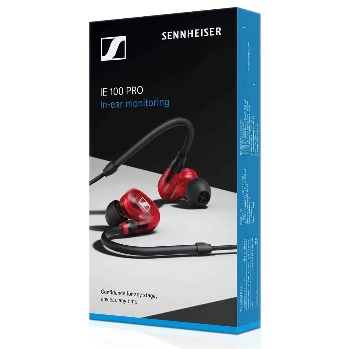 Monitor de Audio In-Ear SENNHEISER, Rojo, Cableado (508942) - Imagen 4