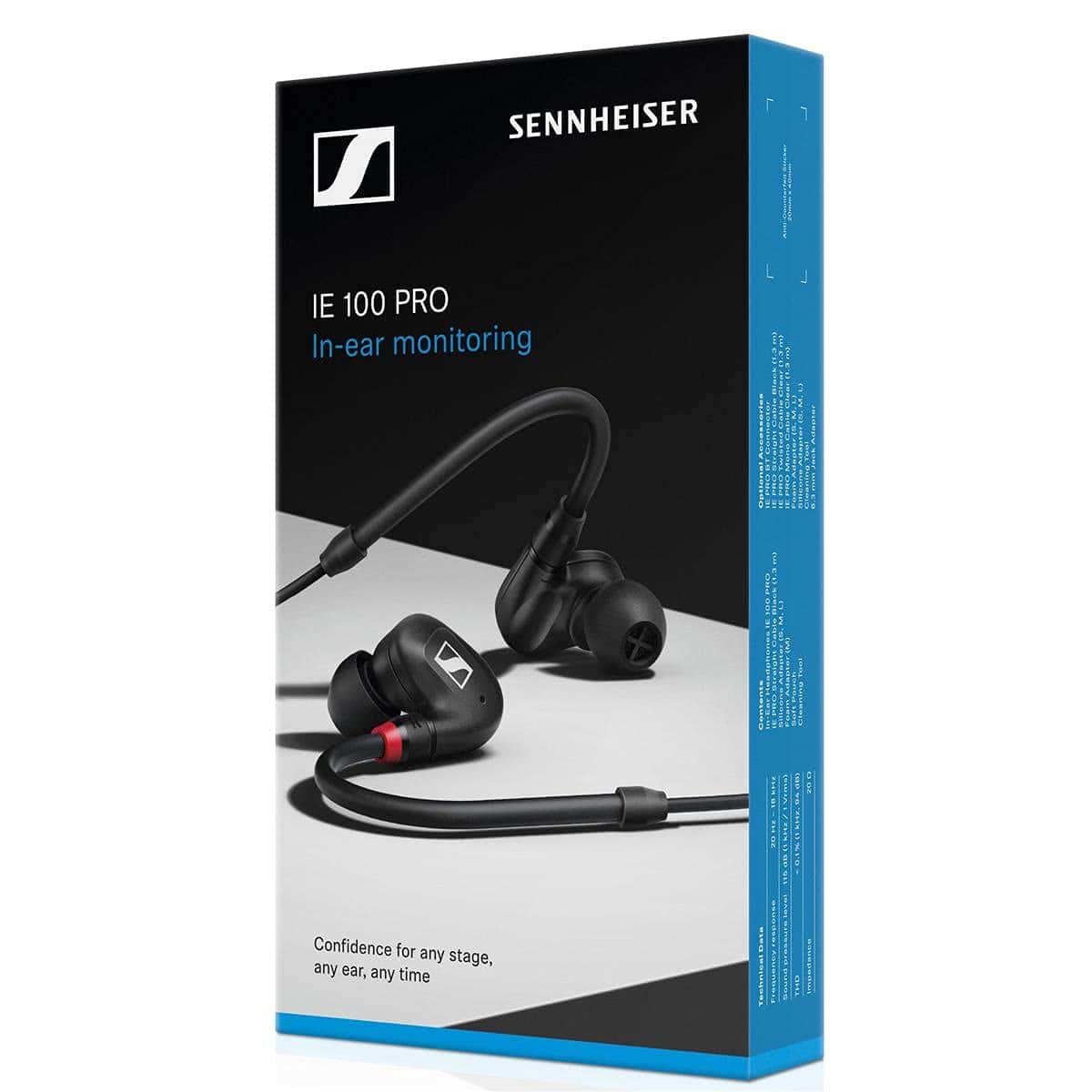 Monitor de audio In-Ear SENNHEISER, Negro, Cableado (508940) - Imagen 4
