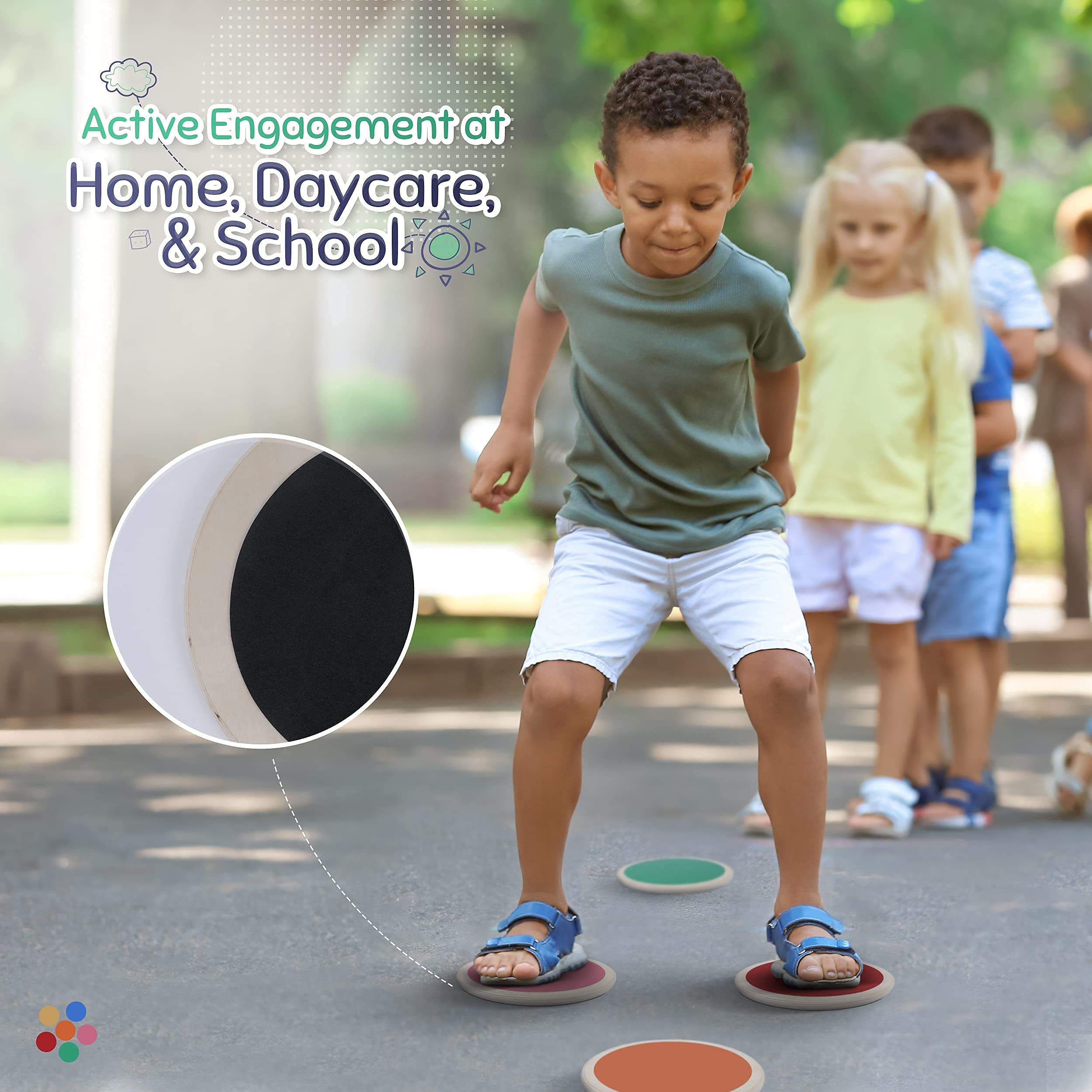 Piedras para Niños - Juego de 6, de Madera de Abedul - Imagen 3