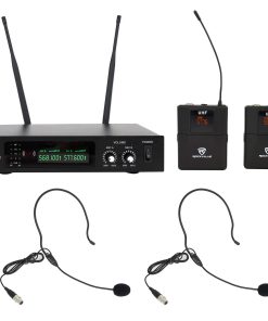 Sistema de Micrófono Inalámbrico de Diadema y Guitarra