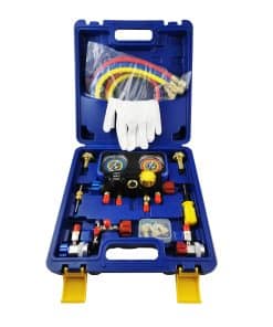 Juego de Manómetros para Aire Acondicionado Wisepick, Juego