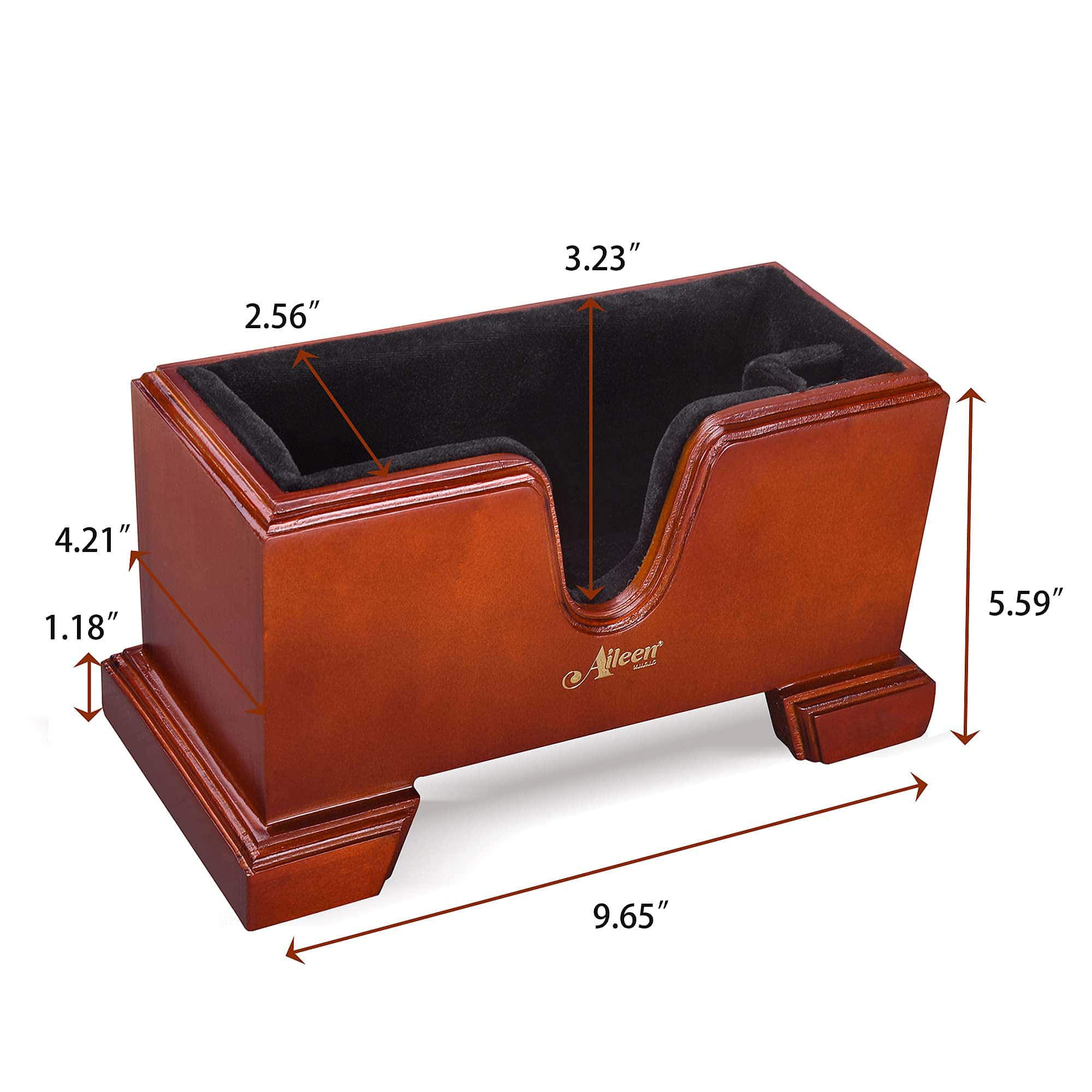 Estuche de violín de madera Aileen STV02-RB 4/4 de tamaño - Imagen 7