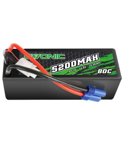 Batería Lipo OVONIC 4S 80C 5200mAh 14.8V con Conector EC5