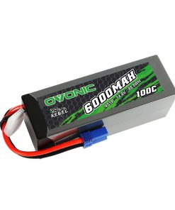 Batería de Lipo OVONIC 100C 4S 6000mAh 14.8V con Conector