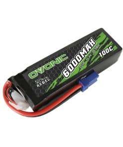 Batería de Lipo 3S Ovonic 100C 6000mAh 11.1V con Conector