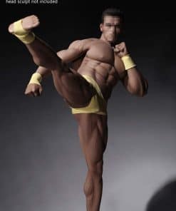 Figura de Acción Male Muscular Escala 1/6 Cuerpo Súper