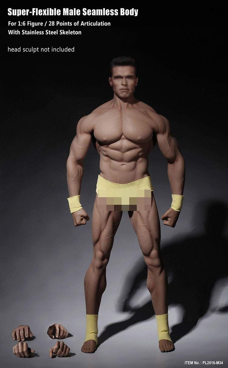 Figura de Acción Male Muscular Escala 1/6 Cuerpo Súper - Imagen 7