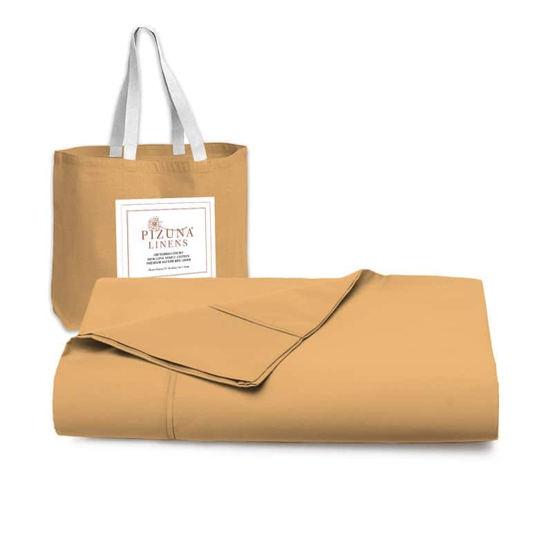 Sábana Plana de Algodón Puro 100% Pizuna Tamaño Twin XL