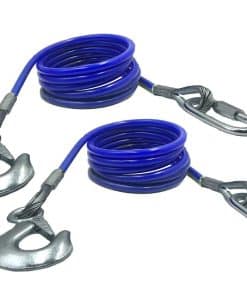 Cables de seguridad para remolque DLLRV de 68 pulgadas para