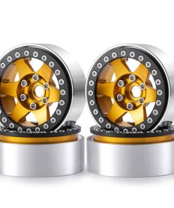 Que-T 4pcs 1.9 pulgadas Llantas de Bloqueo de Cuentas, Cubo