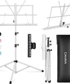 CAHAYA Soporte de Partituras Plegable Portátil y de Mesa