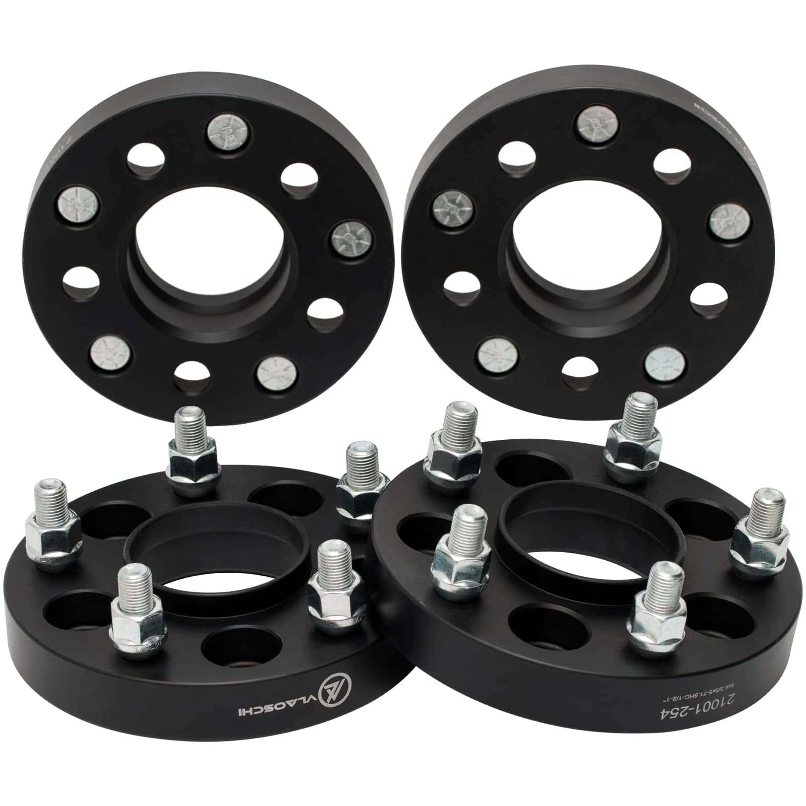 Adaptadores de Rueda Hubcentric VLAOSCHI Forjados Negros