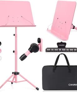 CAHAYA Soporte de Partituras y Soporte de Mesa con Respaldo