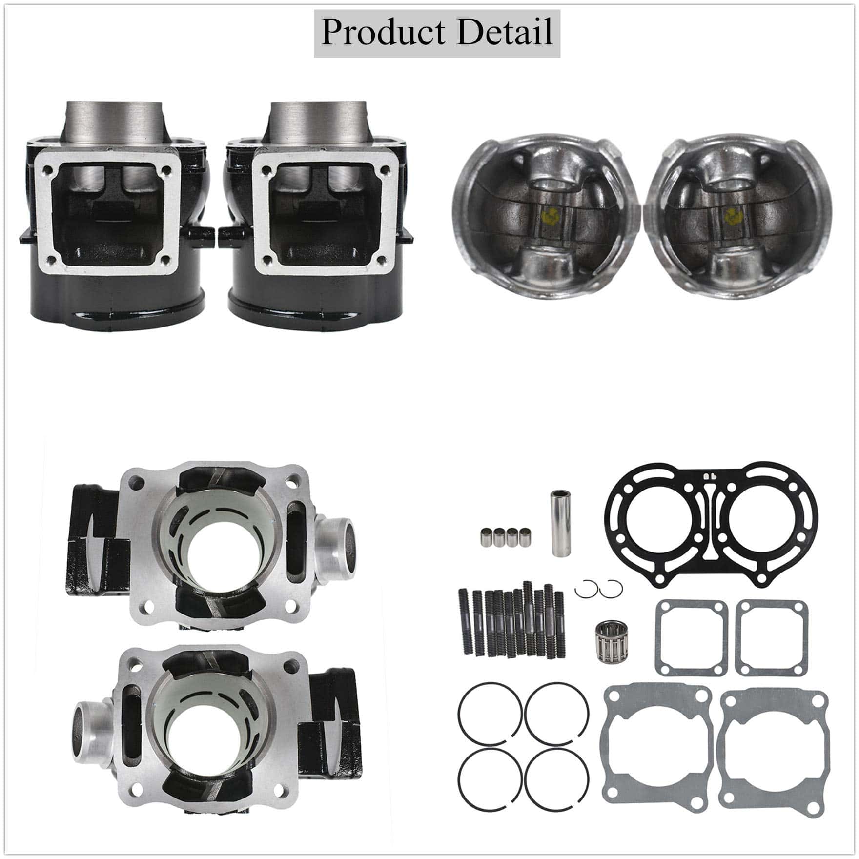 Kit de Reconstrucción de Cilindro Pistón Junta de Repuesto - Imagen 6