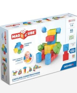 Juguete magnético Geomag 69, Amarillo, Rojo, Azul, Verde