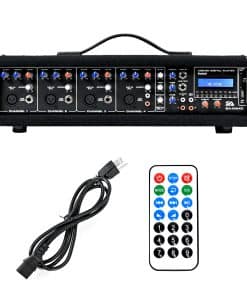 Mezclador de Cabezal PA con Bluetooth y Efectos de 4