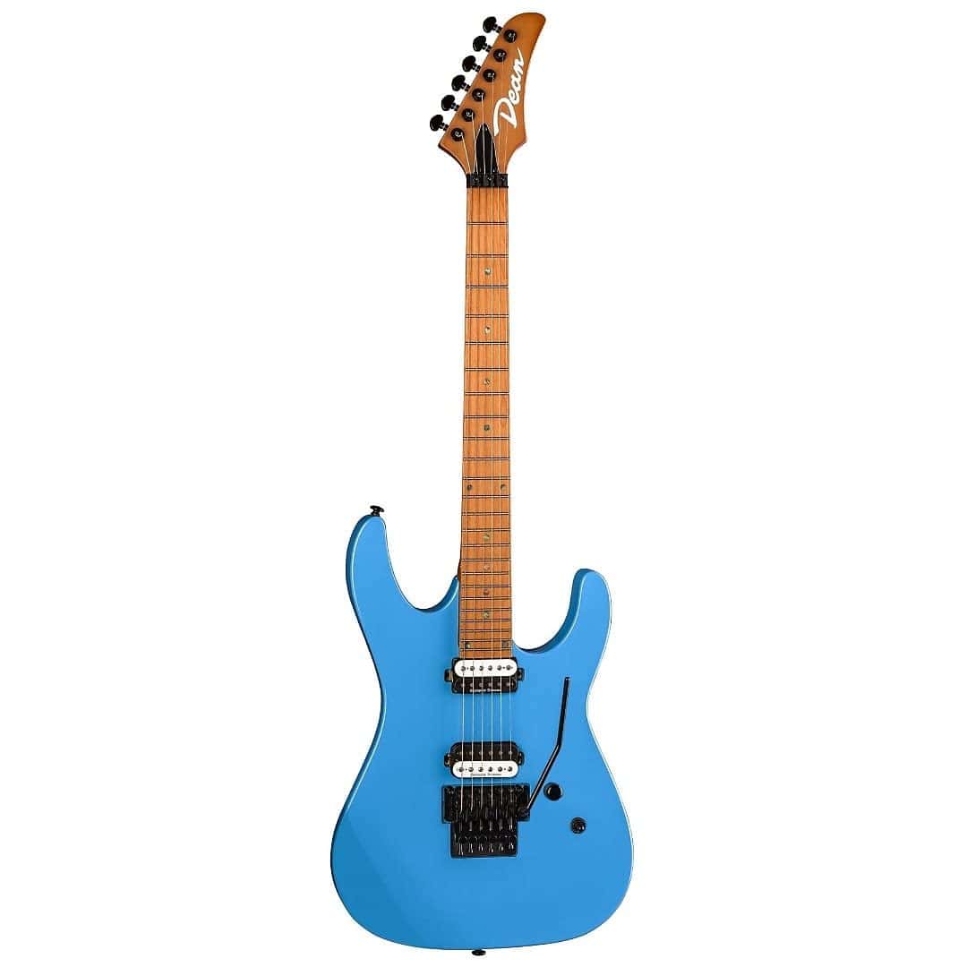 Guitarra Eléctrica Dean MD24 Floyd, Mango de Arce Tostado,