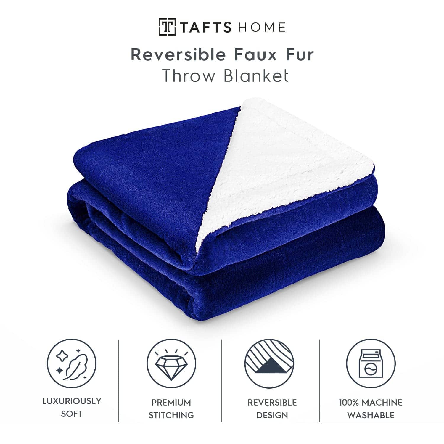 Mantas de tiro Tafts - Manta de piel sintética/Manta Sherpa - Imagen 3