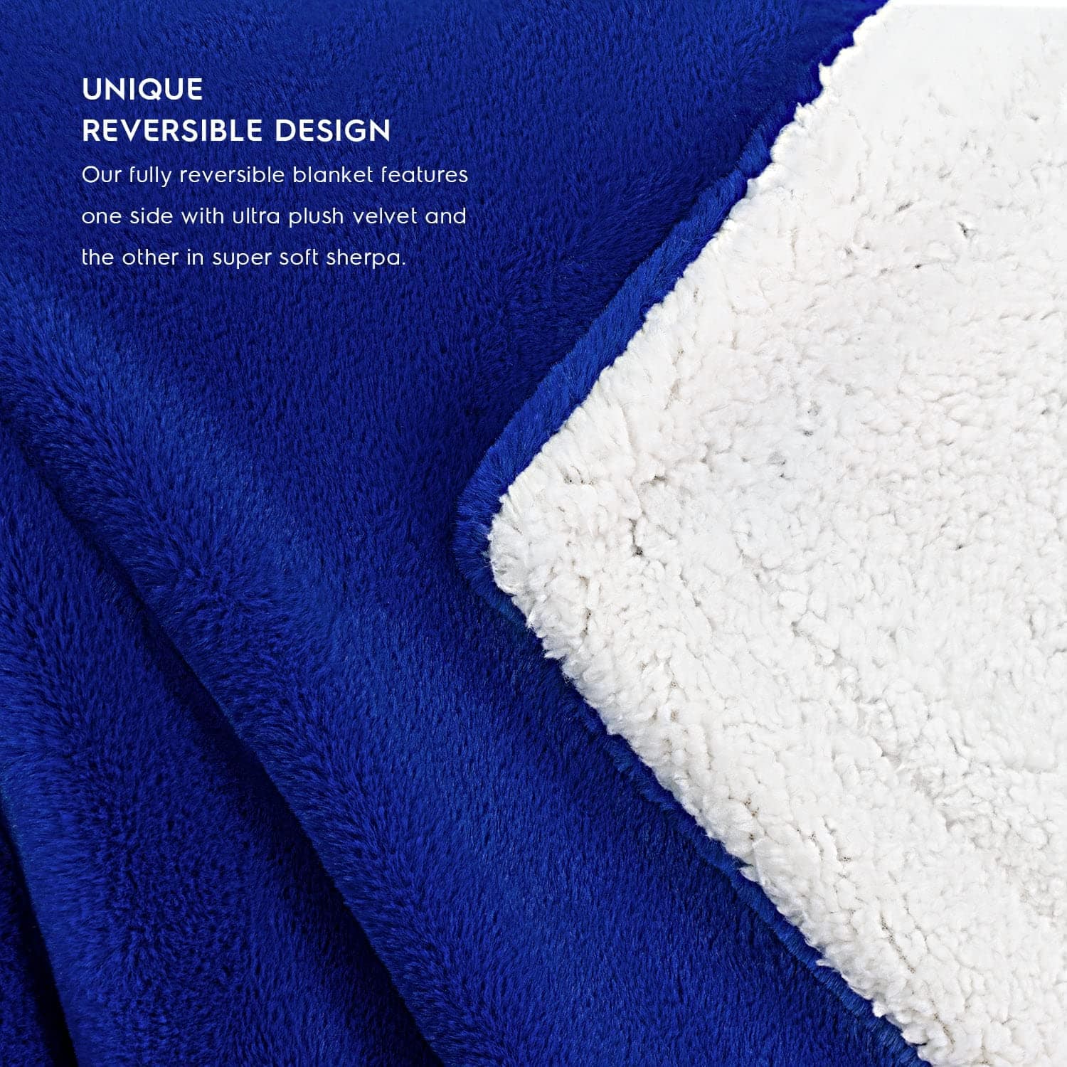 Mantas de tiro Tafts - Manta de piel sintética/Manta Sherpa - Imagen 5