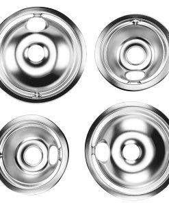 Juego de 4 Drip Pans WB31T10011 & WB31T10010 Cromados Set