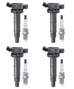 Conjunto de 4 Bobinas de Encendido UF333 & Bujías 7092 de