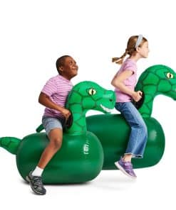 Hearthsong Hop N Go Dinosaurios Inflables - Juego de 2