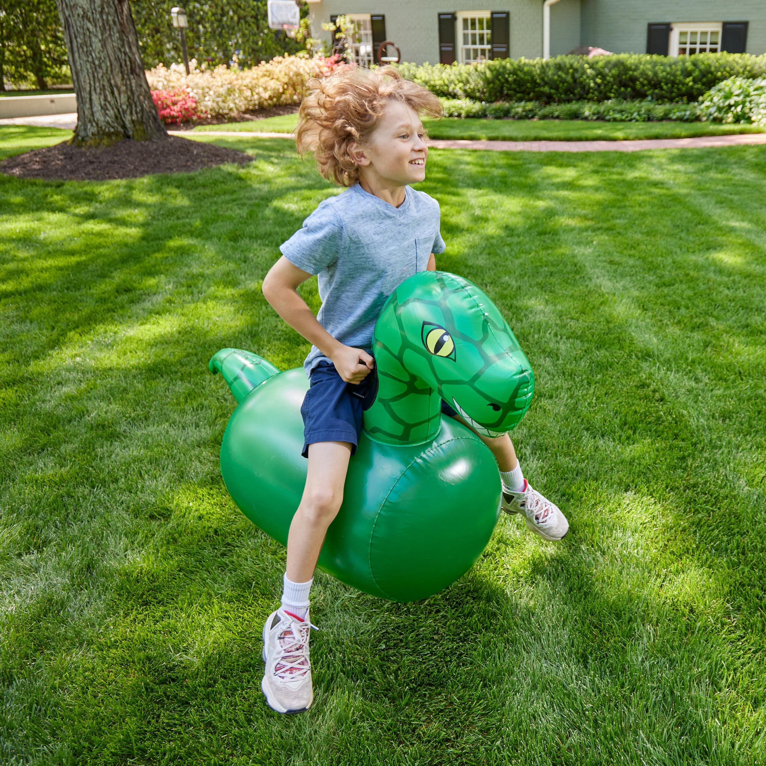 Hearthsong Hop N Go Dinosaurios Inflables - Juego de 2 - Imagen 8