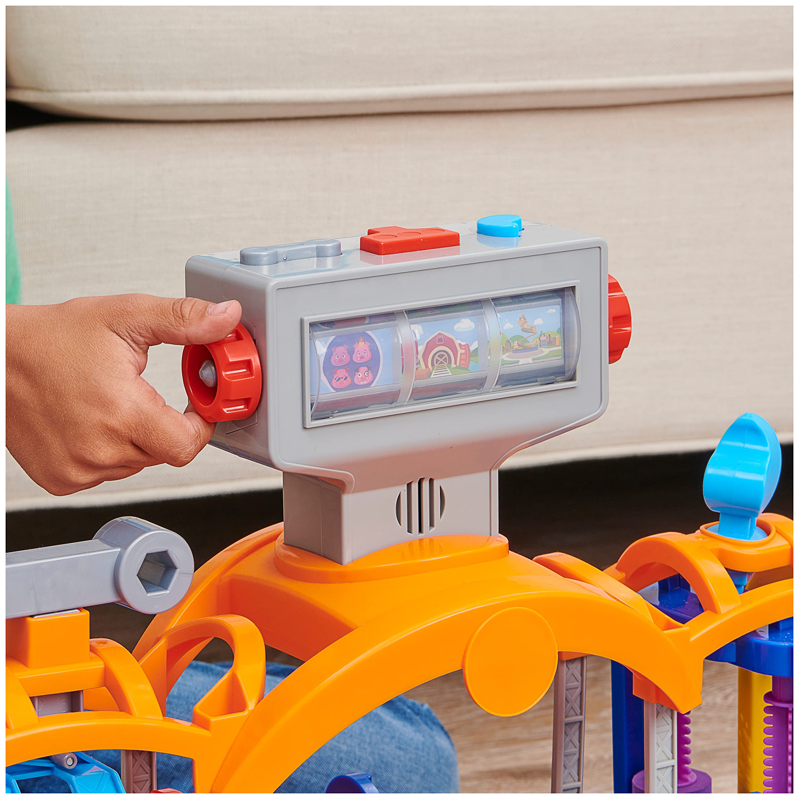 Estación de Misión Mighty Express con Tren de Juguete - Imagen 6