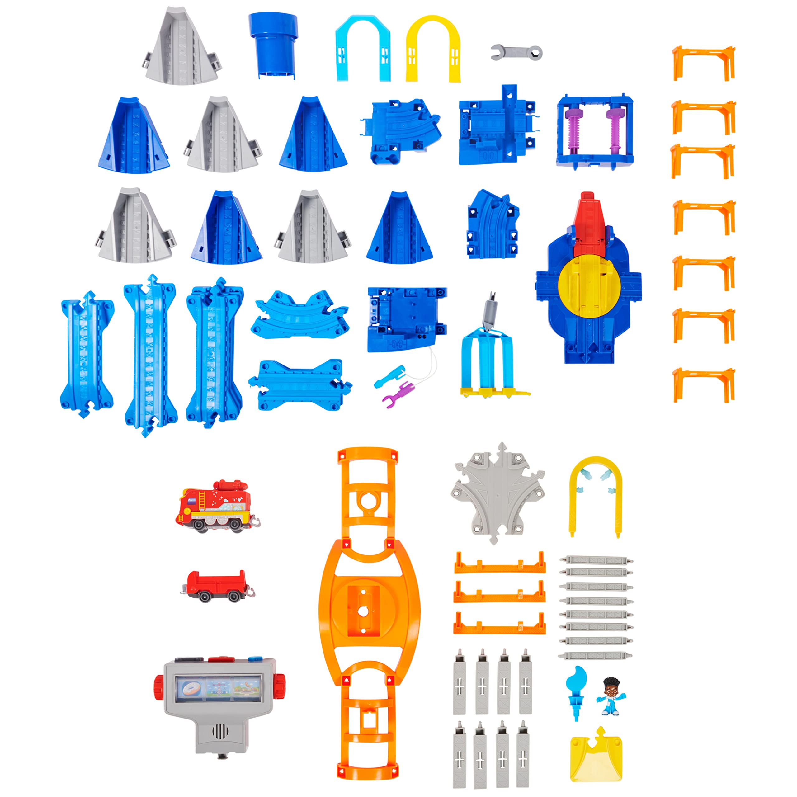 Estación de Misión Mighty Express con Tren de Juguete - Imagen 7