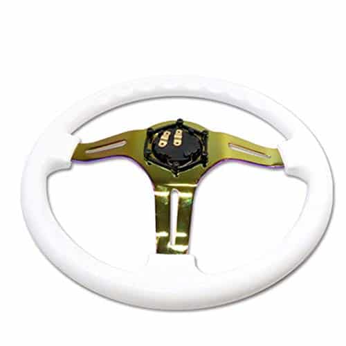 Volante de Carreras Universal de 14 pulgadas con Espadas de - Imagen 4