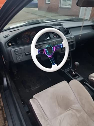 Volante de Carreras Universal de 14 pulgadas con Espadas de - Imagen 8